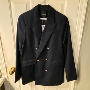 Dynamite double breasted blazer size M dark indigo colour